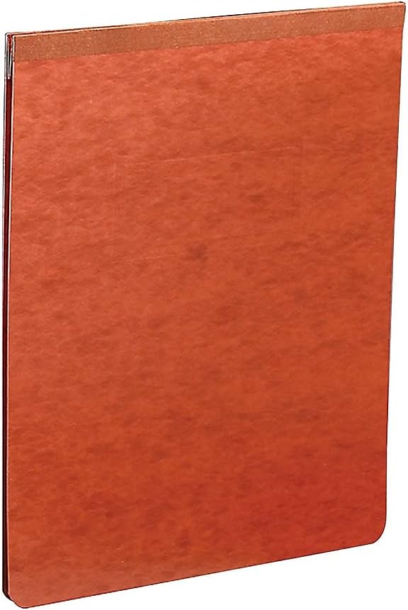 Smead PressGuard Report Cover, Metal Prong Top Fastener with Compressor, 2' Capacity, Letter Size, Red, 25 per Box (81724)