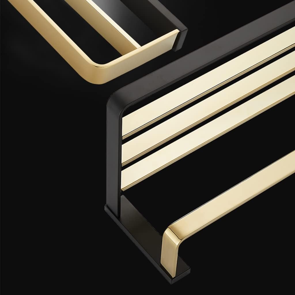 Towel Bars All Copper Black Gold Towel Bar Rail Rack, Bathroom Hardware Accessories Wall Mount Hardware