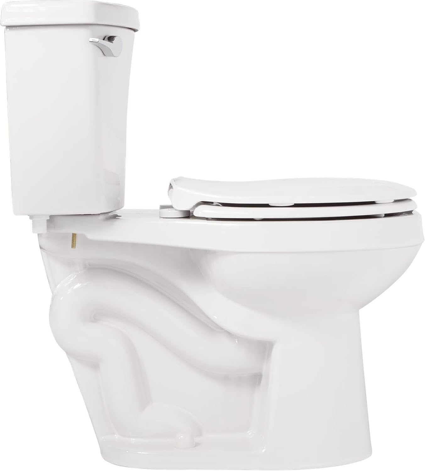 Bradenton 1.28 GPF Two Piece Round Toilet with 12' Rough-In and Left Hand Lever - Seat Included