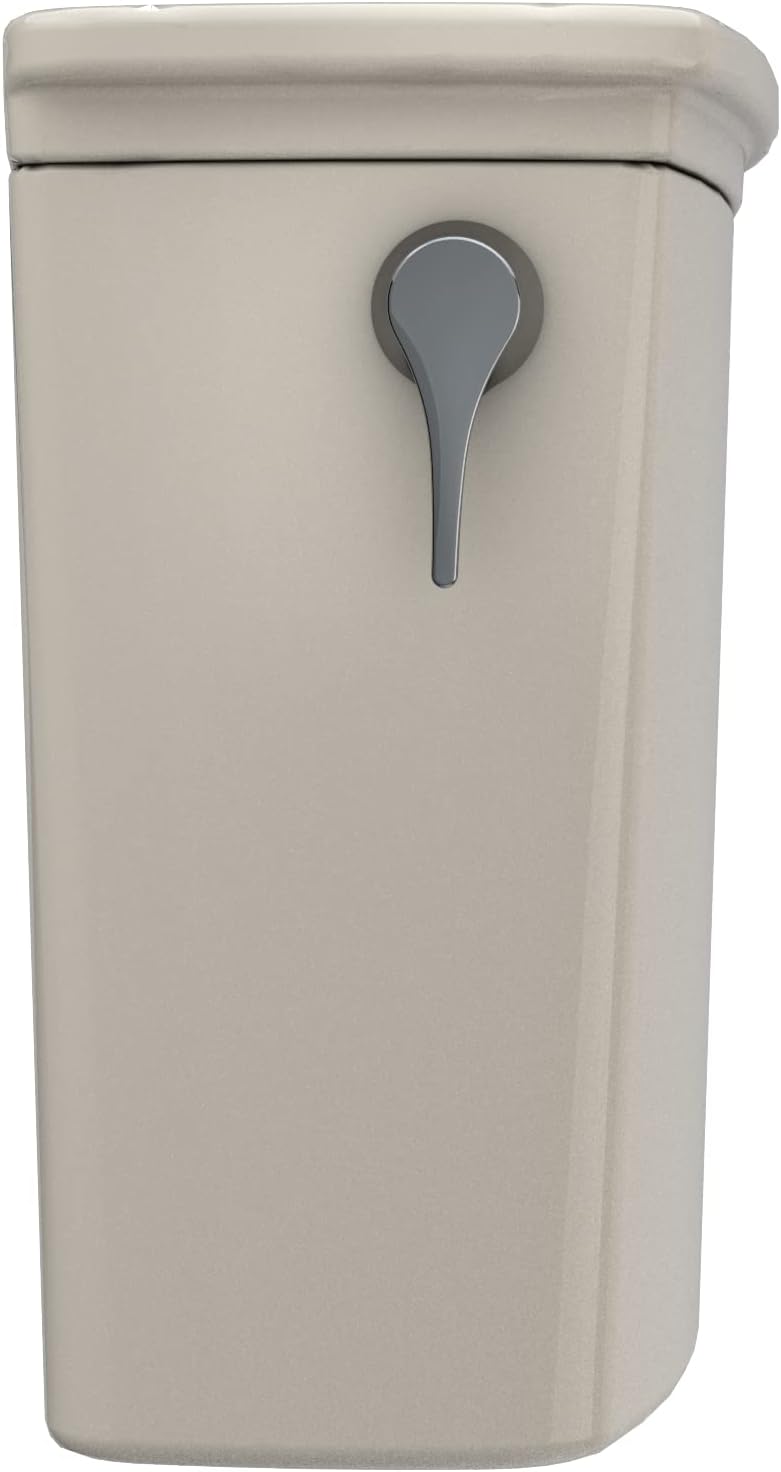 TOTO Drake Transitional 1.28 GPF Toilet Tank with WASHLET+ Auto Flush Compatibility, Bone - ST786EA#03