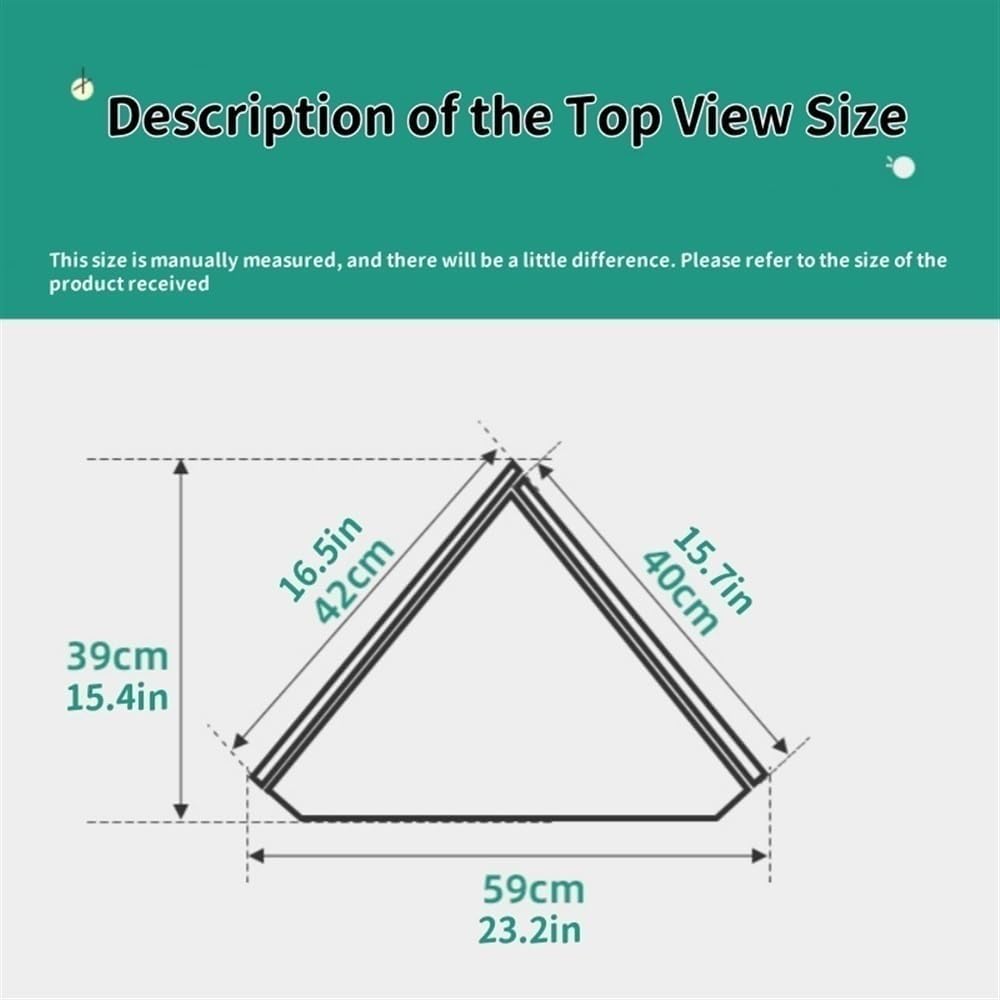 Tall Corner Cabinet, Corner Shelf with Storage, Display Shelf Corner Shelves for Living Room, Wall Corner Bookshelf for Bedroom, Bathroom, Kitchen, Small Space(Light Brown,59in)