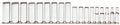 3/8' Drive 18 Piece Metric Deep Socket Set - 12 Point