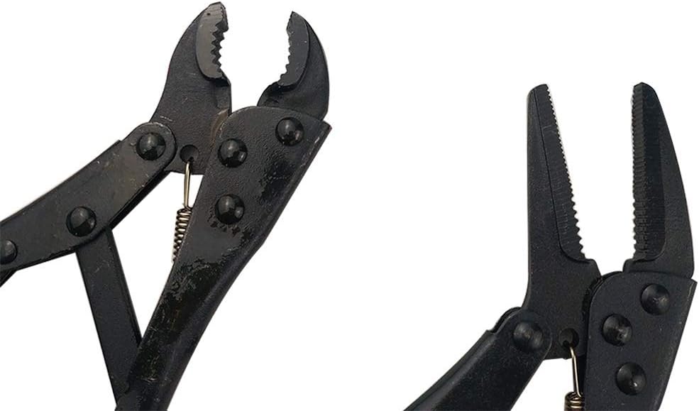 Locking Pliers Gourd Mouth Straight Jaw Lock Mole Plier High Carbon Steel Wear Resistant Vise Grip Clamping Hand Tools