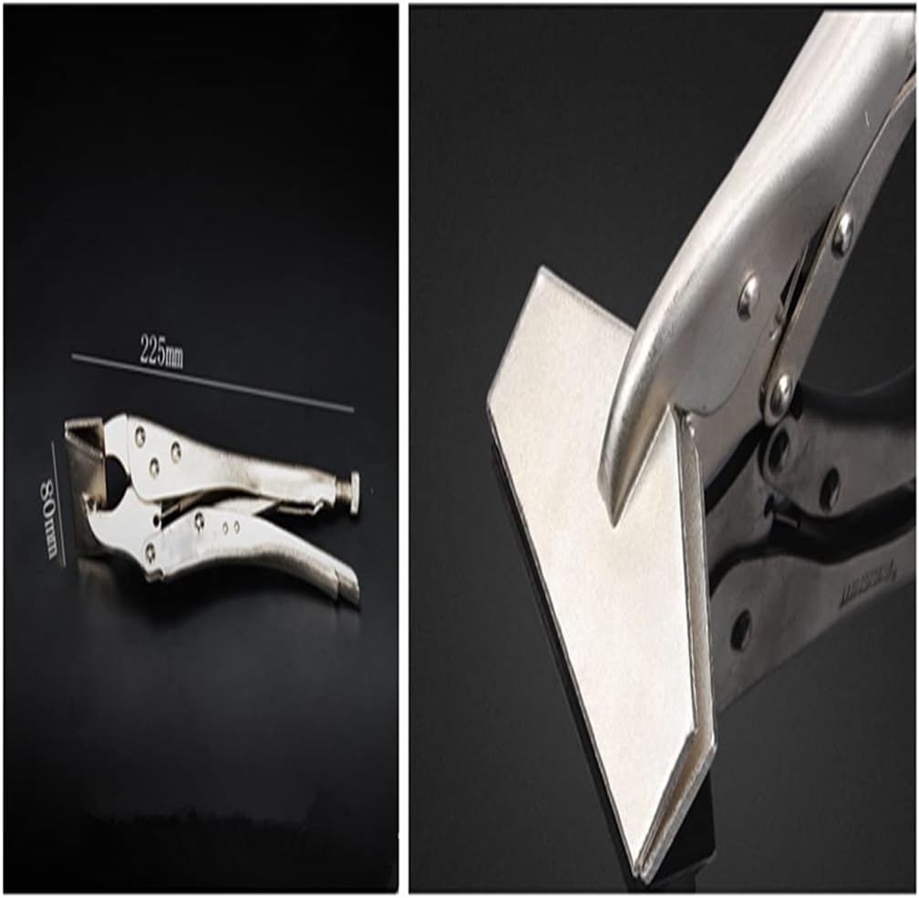 10 Inch Heavy Duty Locking Pliers Wrench Adjustable Flat Grip Vise for Wood Locator Welding Clamp Clips Repair Hand Tools