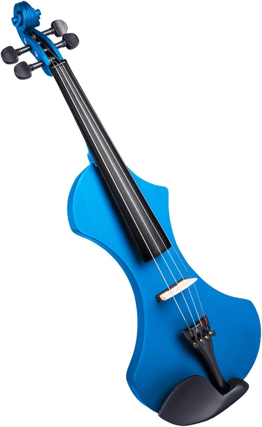 TSTS Professional 4/4 Electric Violin Musical Instrument Kit Solidwood Body with Brazilwood Bow and Case Adults Violins