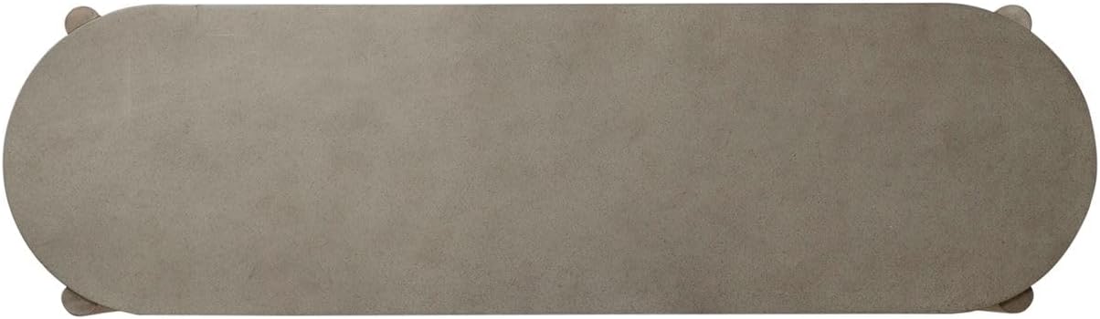 Liberty Furniture Affinity Sofa Table for Living Room - Dusty Taupe Faux Concrete Tops