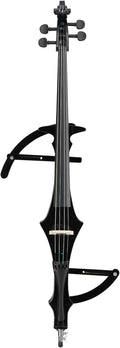 Professional Solid Wood Electric Cellos,4/4 Full Size Electric Style Cello,Student Cello Set,with Case Bow Rosin Earphone Connecting Line,Cellos Musical Instrument for Adults & Beginners (Black)