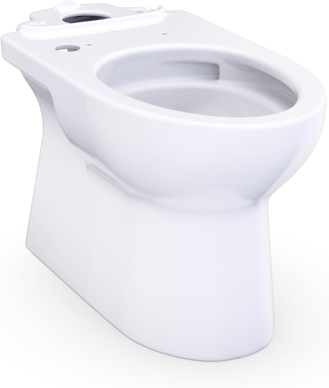 TOTO® Glaston™ WASHLET®+ Elongated Skirted Toilet Bowl with CEFIONTECT®, Cotton White - CT472CUFGT40#01