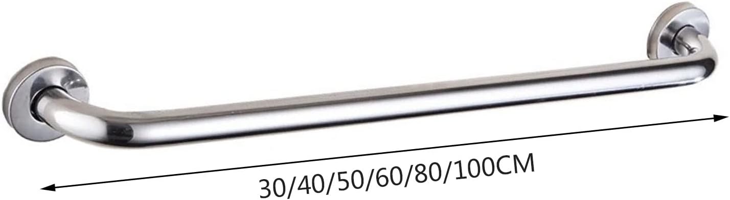 Stainless Steel Bathroom Grab Bar Wall Mount Bathtub Handrail Shower Safety Handle Toilet Support Rails Bar Elderly Aid Support Rails Towel Bar,30Cm