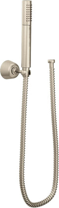 Moen Fina Brushed Nickel Eco-Performance Handheld Showerhead with Wall Bracket and 69-Inch-Long Hose, S11705EPBN