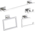 Black Gold Stainless Steel Bathroom Hardware Kit Towel Bar Toilet Paper Rack Clothes Doule Hooks Ring Square Brushed(Q)