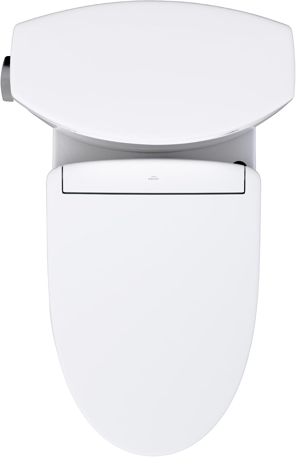 TOTO® WASHLET+® Vespin® II Two-Piece Elongated 1.28 GPF Toilet and WASHLET+® S5 Bidet Seat, Cotton White - MW4743446CEFG#01