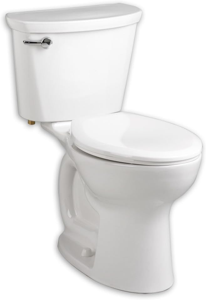 Cadet PRO Two-Piece 1.28 gpf/4.8 Lpf Compact Chair Height Elongated Toilet Less Seat