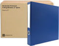 Bindertek 3-Ring Premium Binder, Pack of 7 - Navy, 2' Spine Width, 325 Sheet Capacity, 1.25' D-Rings, Linen-Textured Covers, Steel Reinforced Edges, Spine Label Included