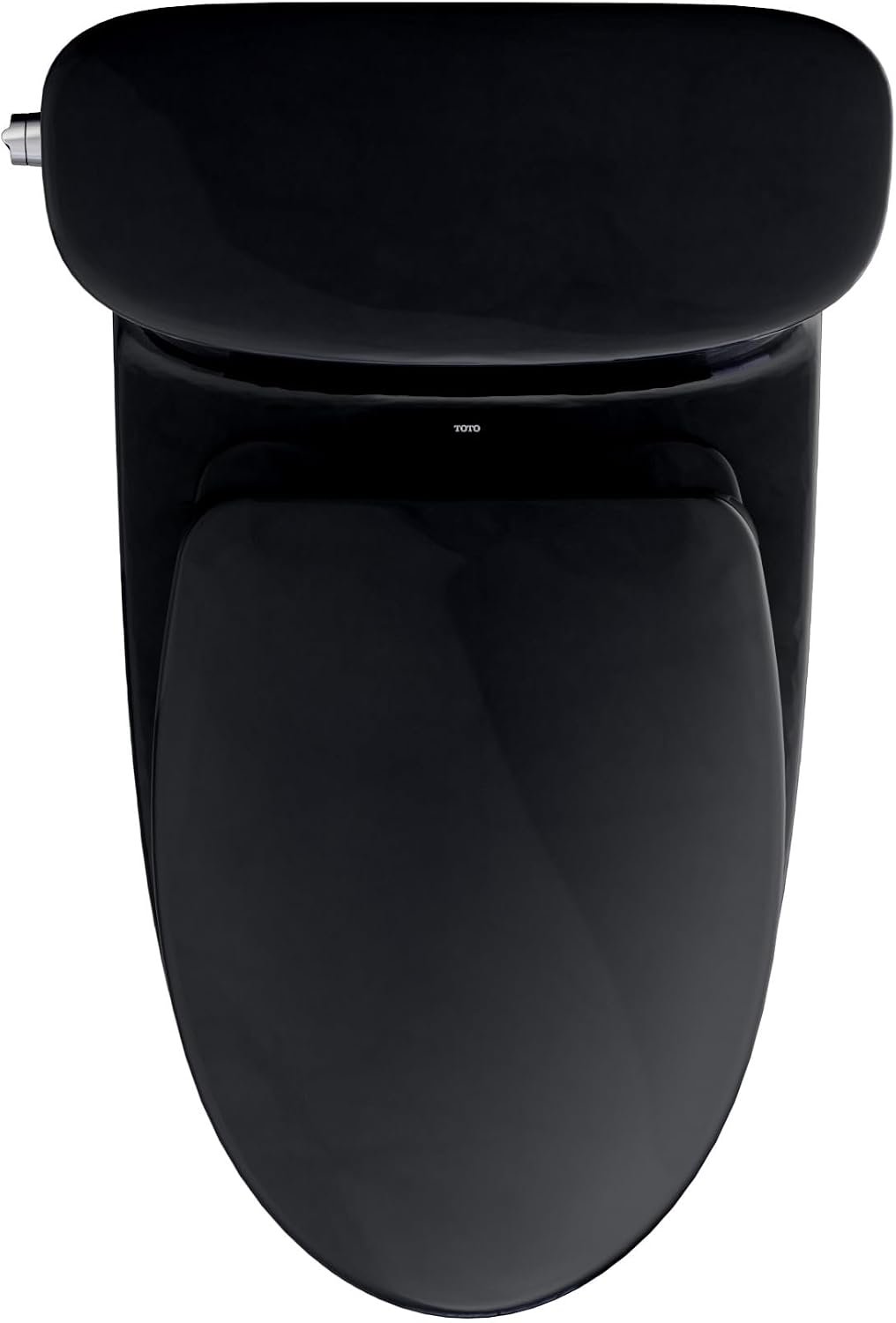 TOTO® Aurora™ One-Piece Elongated 1.28 GPF WASHLET®+ and Auto Flush Ready Universal Height Toilet with SS124 SoftClose® Seat, Ebony - MS686124CEF#51