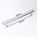 Shower door handles,Shower Door Handle and Pulls Replacement Sets for Glass Door | Bathroom Door Knobs for Shower Enclosures Screen Internal/External | Polish Chrome Towel Bar Gate Hard ( Size : 500mm