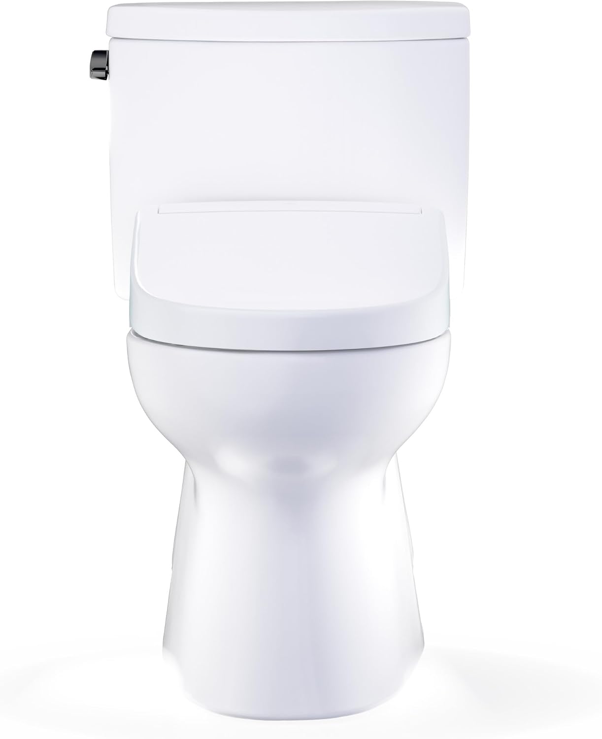 TOTO® WASHLET+® Vespin® II Two-Piece Elongated 1.28 GPF Toilet and WASHLET+® S5 Bidet Seat, Cotton White - MW4743446CEFG#01
