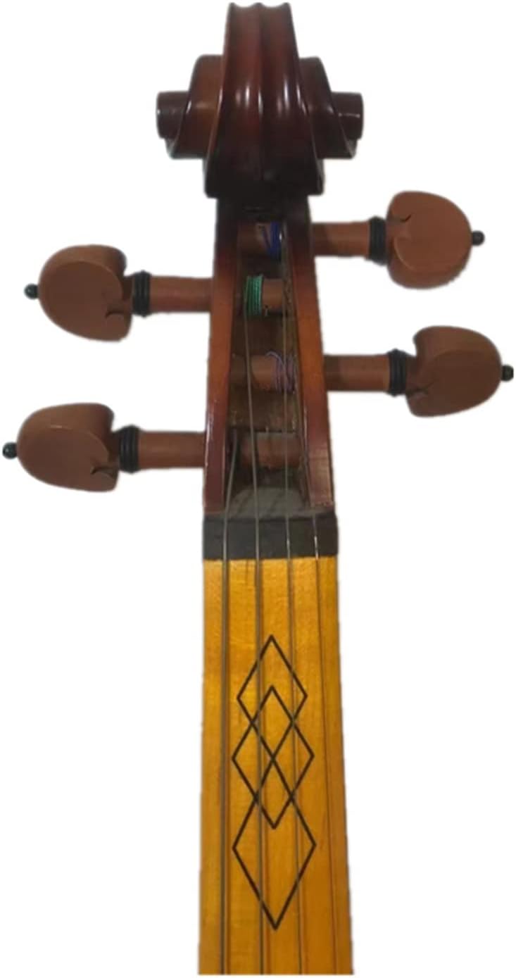 TSTS Brown Colors Solid Wood European Spruce Panel 4/4 Electric Acoustic Violin Musical Instrument Adults Violins