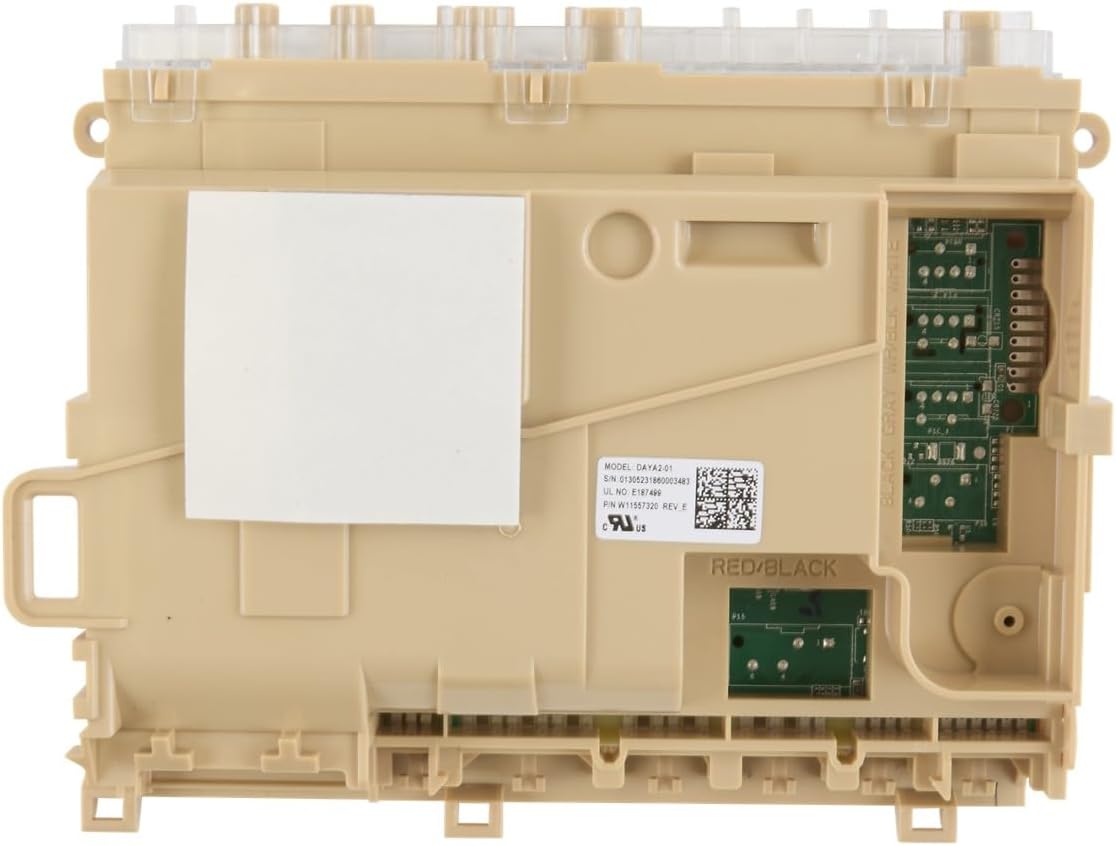 Whirlpool W11637583 OEM Dishwasher Electronic Control Board, Brown
