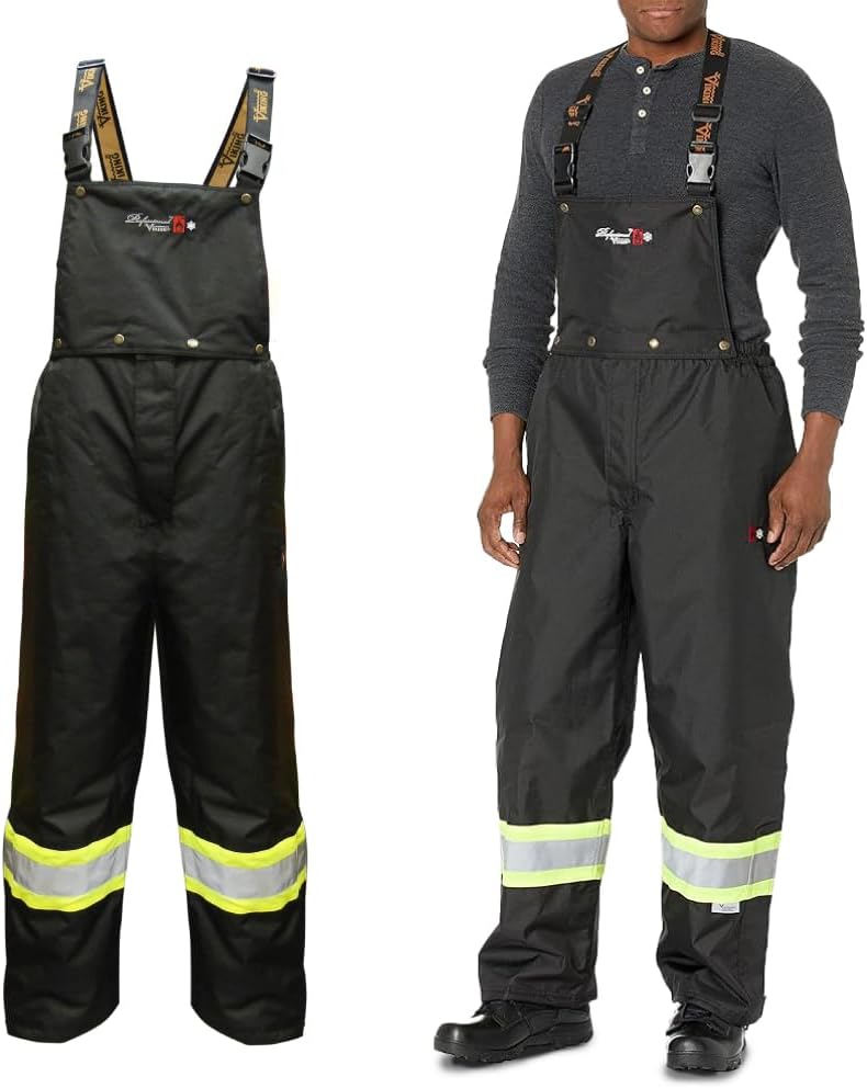 Viking Professional Insulated Waterproof Journeyman 300D Trilobal Rip-Stop Flame Retardant Overalls for Men