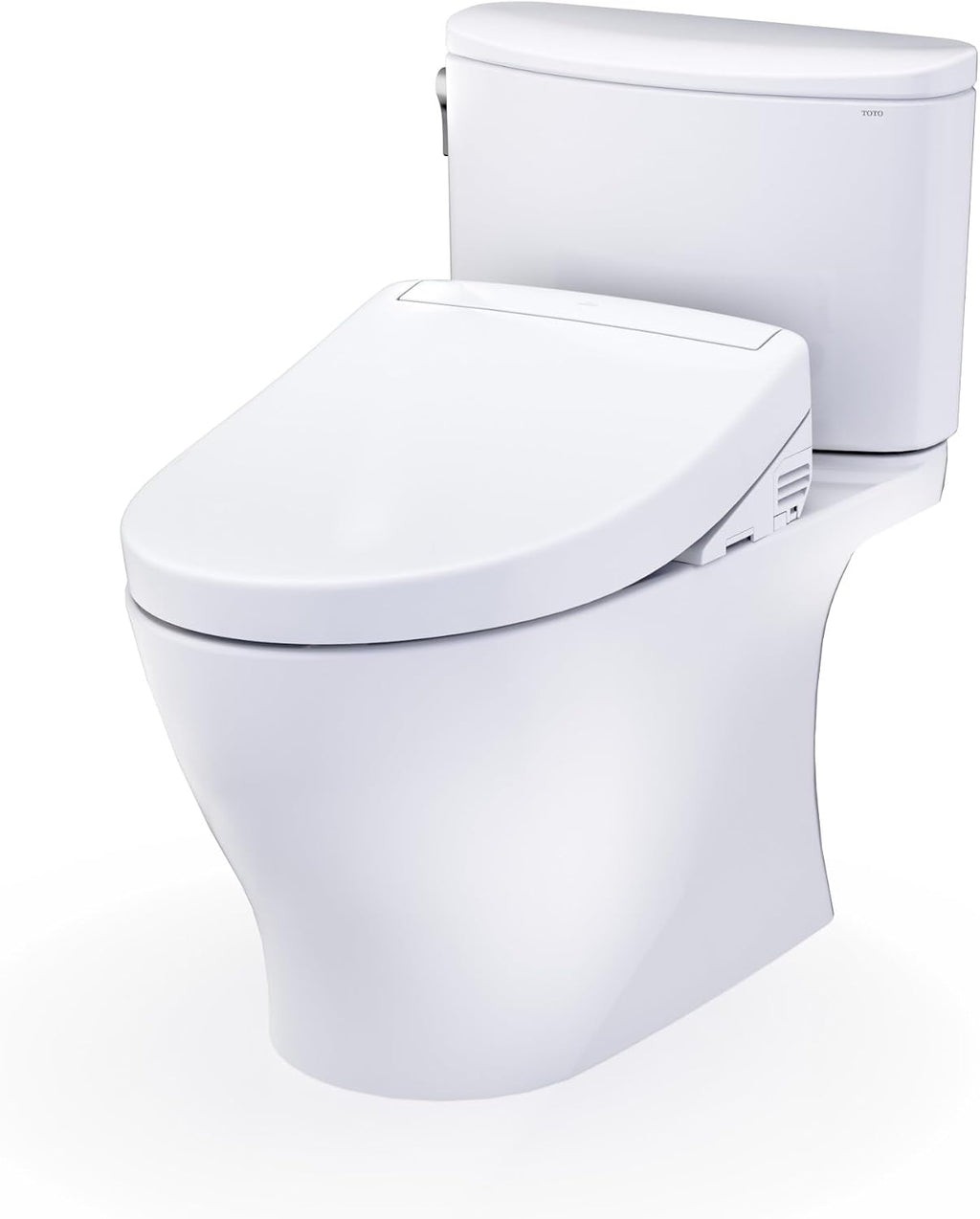 TOTO® WASHLET®+ Nexus® Two-Piece Elongated 1.28 GPF Toilet with S5 Bidet Seat, Cotton White - MW4423446CEFG#01