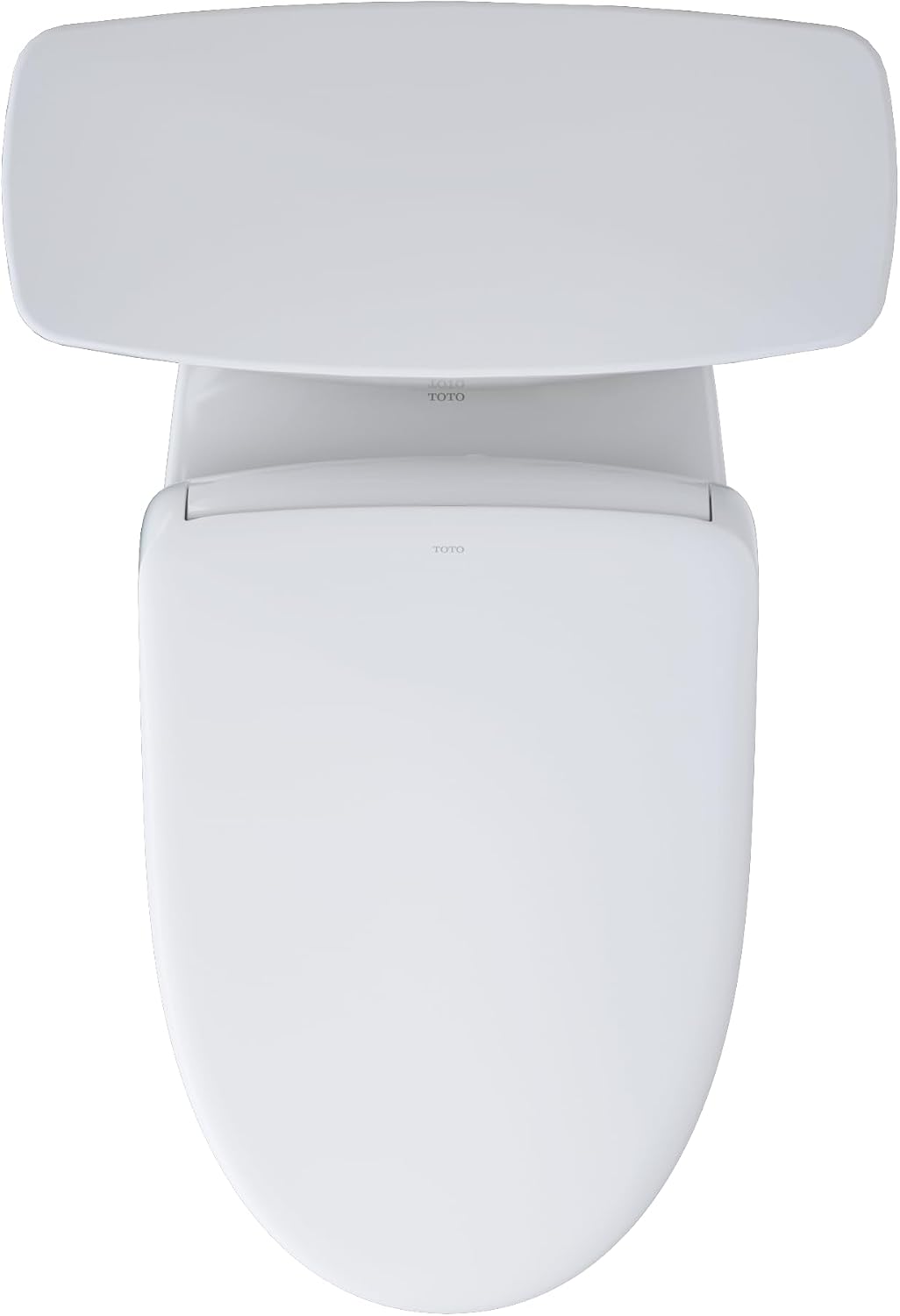 TOTO® Drake® Transitional WASHLET®+ Two-Piece Elongated 1.28 GPF Universal Height TORNADO FLUSH® Toilet and S7 Bidet Seat with Auto Flush, Cotton White - MW7864726CEFGA.10#01