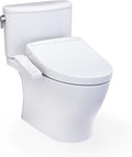 TOTO® WASHLET®+ Nexus® Two-Piece Elongated 1.28 GPF Toilet with S2 Bidet Seat, Cotton White - MW4423346CEFG#01