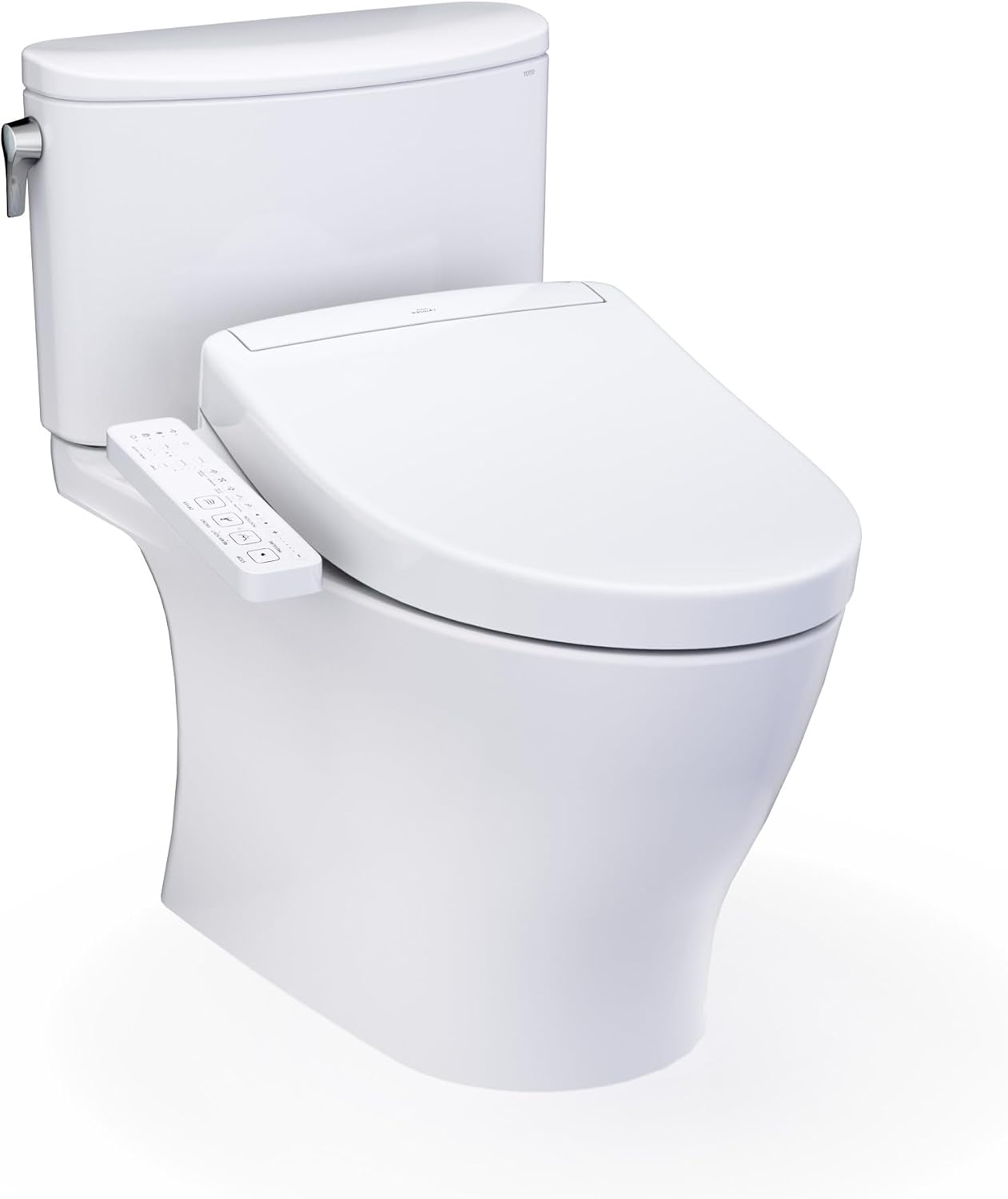 TOTO® WASHLET®+ Nexus® 1G® Two-Piece Elongated 1.0 GPF Toilet with S2 Bidet Seat, Cotton White - MW4423346CUFG#01