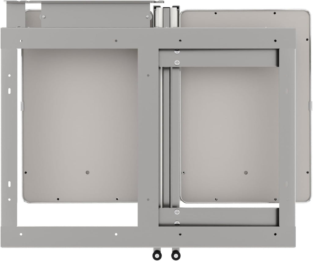 Rev-A-Shelf Gray Two-Tier Elite Optimizer w/Soft-Close for 15' Blind Corner Cabinet Openings