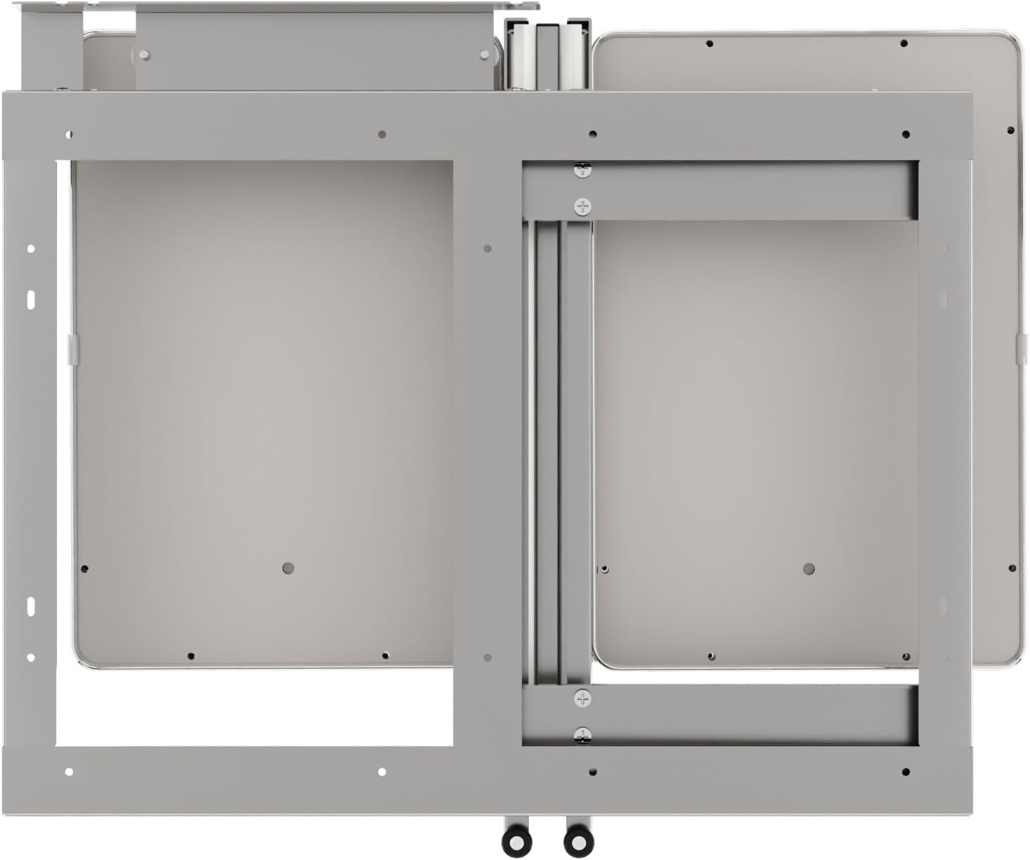 Rev-A-Shelf Gray Two-Tier Elite Optimizer w/Soft-Close for 15' Blind Corner Cabinet Openings