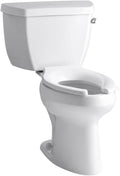 Kohler K-3493-TR-0 Two-Piece Elongated Toilet Bowl 1.6 GPF White