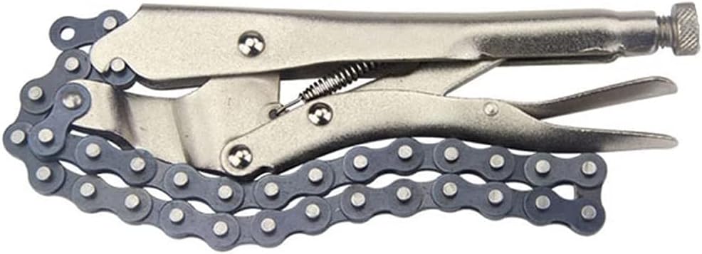 10 inch Chain Vise Clamp Plier Locking Grip Wrench Oil Filter Pipe 16.5 Length