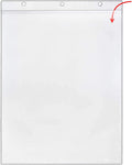 StoreSMART - Sheet Protector - Holes on Short Side, Open Short Side - 500-Pack - 8 1/2' x 11' - Clear Vinyl Plastic - VH1430-500