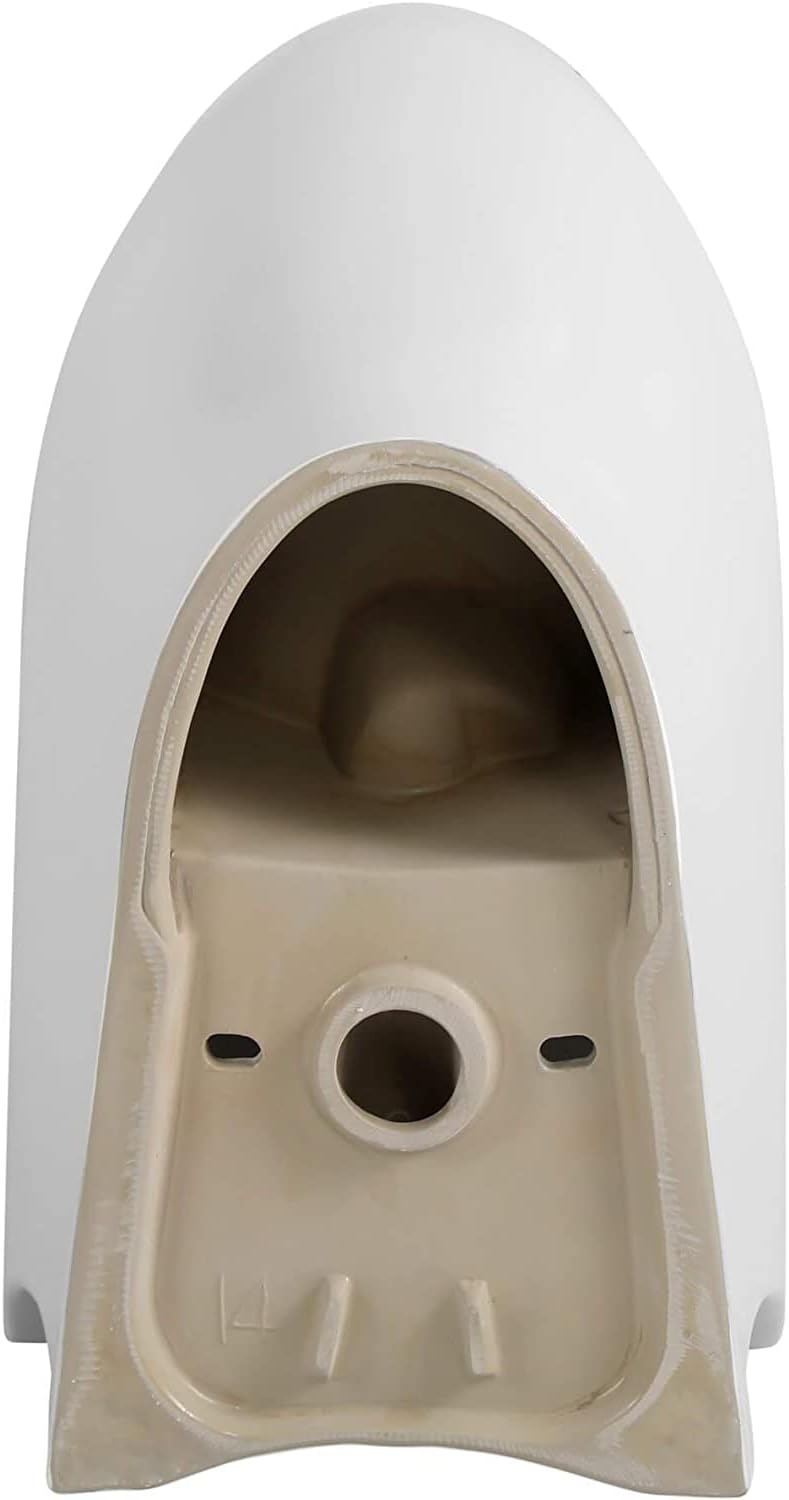 Fine Fixtures Modern Two Piece Elongated Toilet Ada Compliant, White