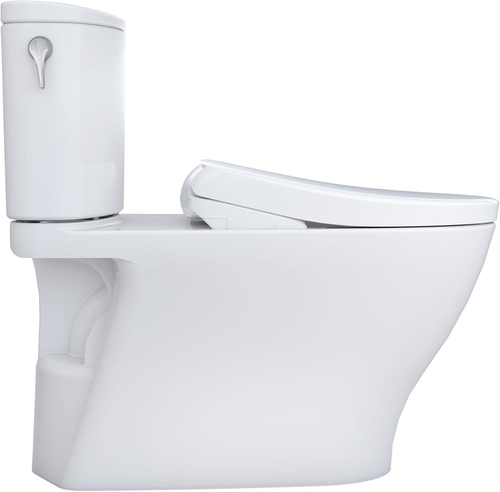TOTO® WASHLET®+ Nexus® 1G® Two-Piece Elongated 1.0 GPF Toilet with S7 Contemporary Bidet Seat, Cotton White - MW4424726CUFG#01