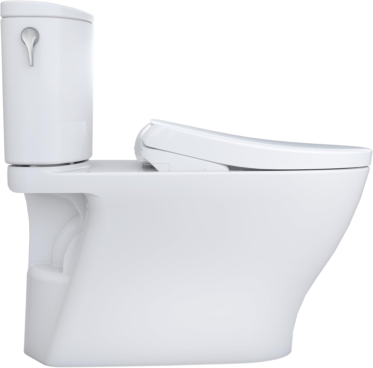 TOTO® WASHLET®+ Nexus® 1G® Two-Piece Elongated 1.0 GPF Toilet with S7 Contemporary Bidet Seat, Cotton White - MW4424726CUFG#01
