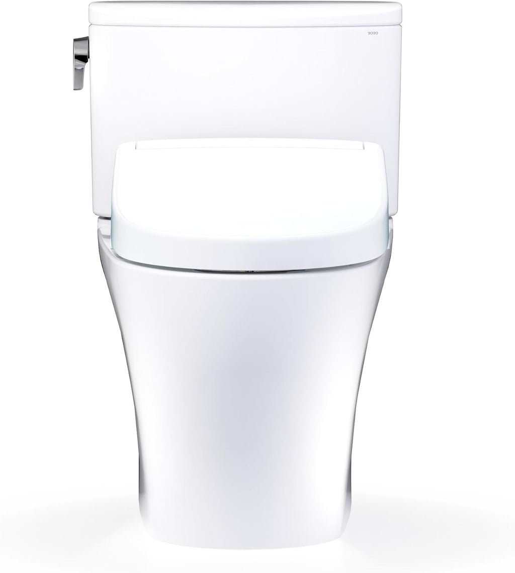 TOTO® WASHLET®+ Nexus® 1G® Two-Piece Elongated 1.0 GPF Toilet with S5 Bidet Seat, Cotton White - MW4423446CUFG#01