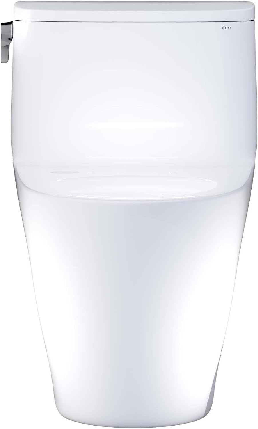 TOTO TCST642CUFGAT4001 Nexus 1.0 GPF One Piece Elongated Chair Height Toilet with Tornado Flush Technology - Less Seat Cotton White