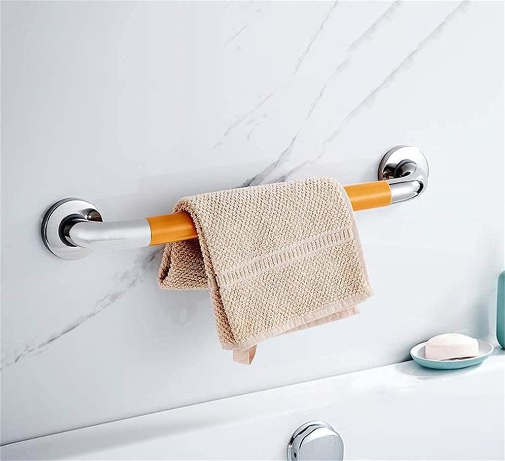 Grab Rails Towel Shelfs,Grab Bars for Bathroom, Hand Rail Support Bathtub Mounted Safety Polished Chrome Bar