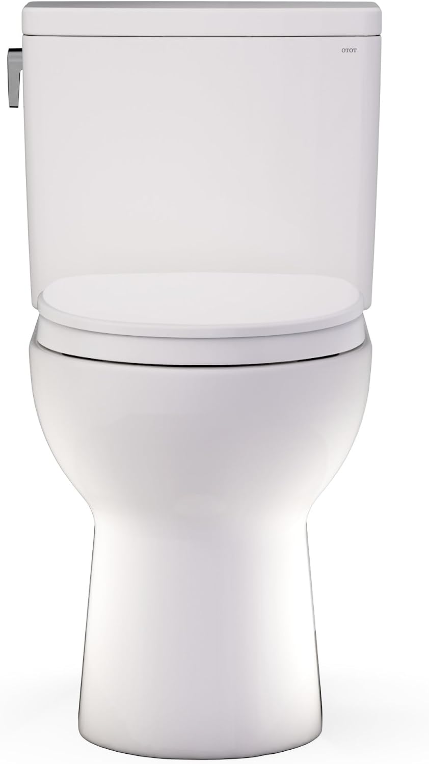 TOTO® Glaston™ 1G® Two-Piece Elongated 1.0 GPF WASHLET®+ and Auto Flush Ready Universal Height Toilet with CEFIONTECT® and SS124 SoftClose® Seat, Sedona Beige - MS472124CUFG#12