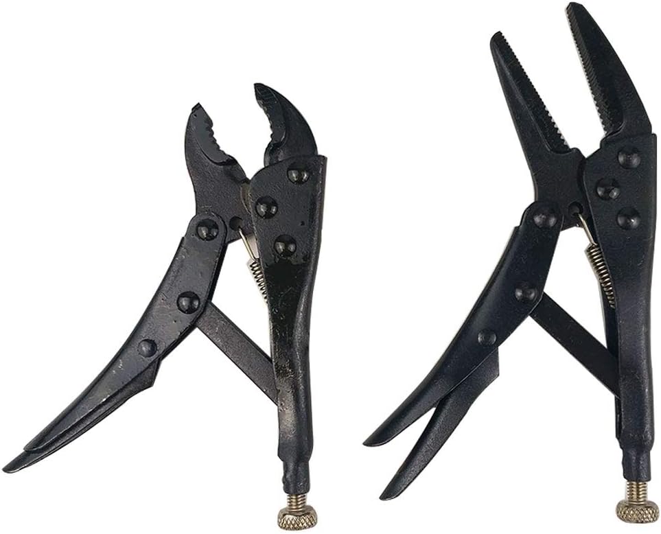 Locking Pliers Gourd Mouth Straight Jaw Lock Mole Plier High Carbon Steel Wear Resistant Vise Grip Clamping Hand Tools