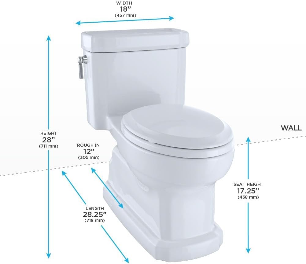 Eco Guinevere Decorative Toilet (Cotton White)