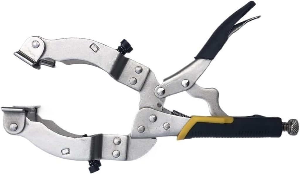 Locking C-Clamp Pipe and Tube Clamp with 4 Pads Vise Grip for Welding Woodworking 11
