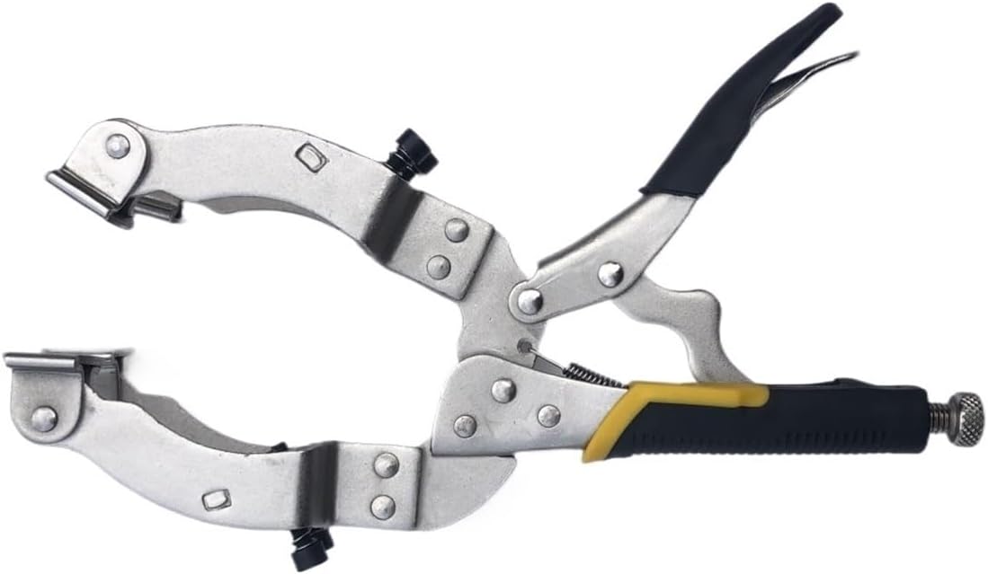 Locking C-Clamp Pipe and Tube Clamp with 4 Pads Vise Grip for Welding Woodworking 11