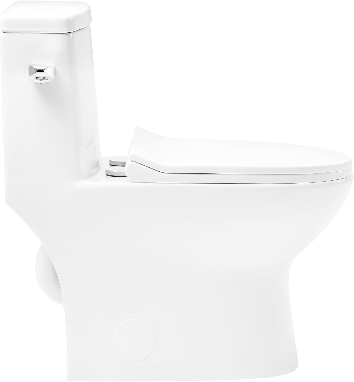 Ivy One-Piece Elongated Toilet Left Side Flush, 10' Rough-In 1.28 gpf