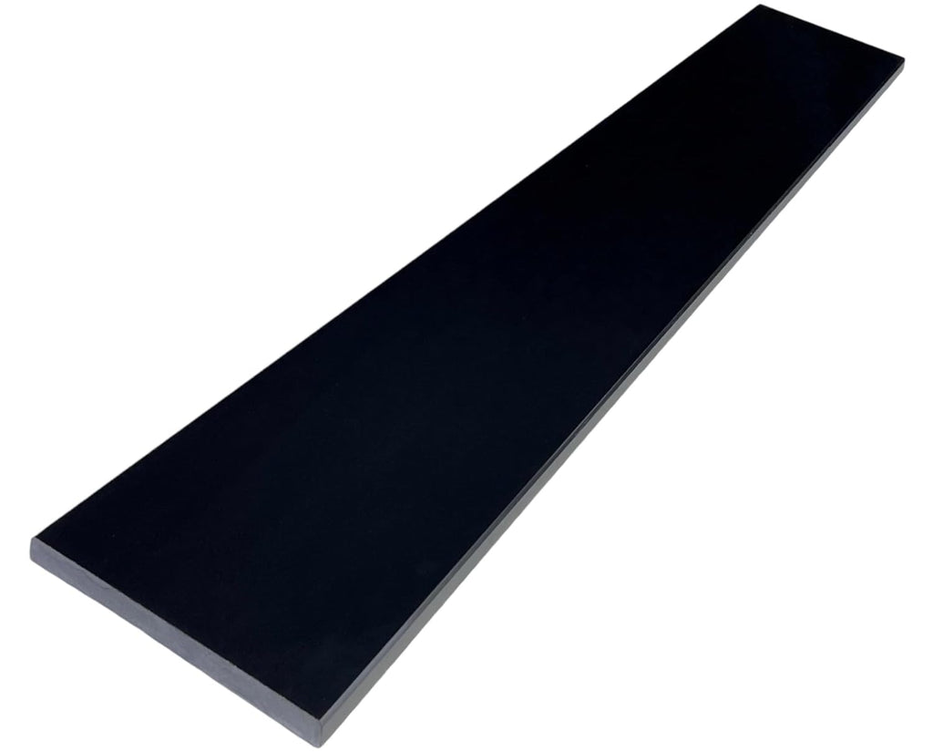 Super Black Engineered Marble Threshold for Shower Curb, Bathroom Vanity Backsplash, Window Sill, Door Transitions (7' x 60')