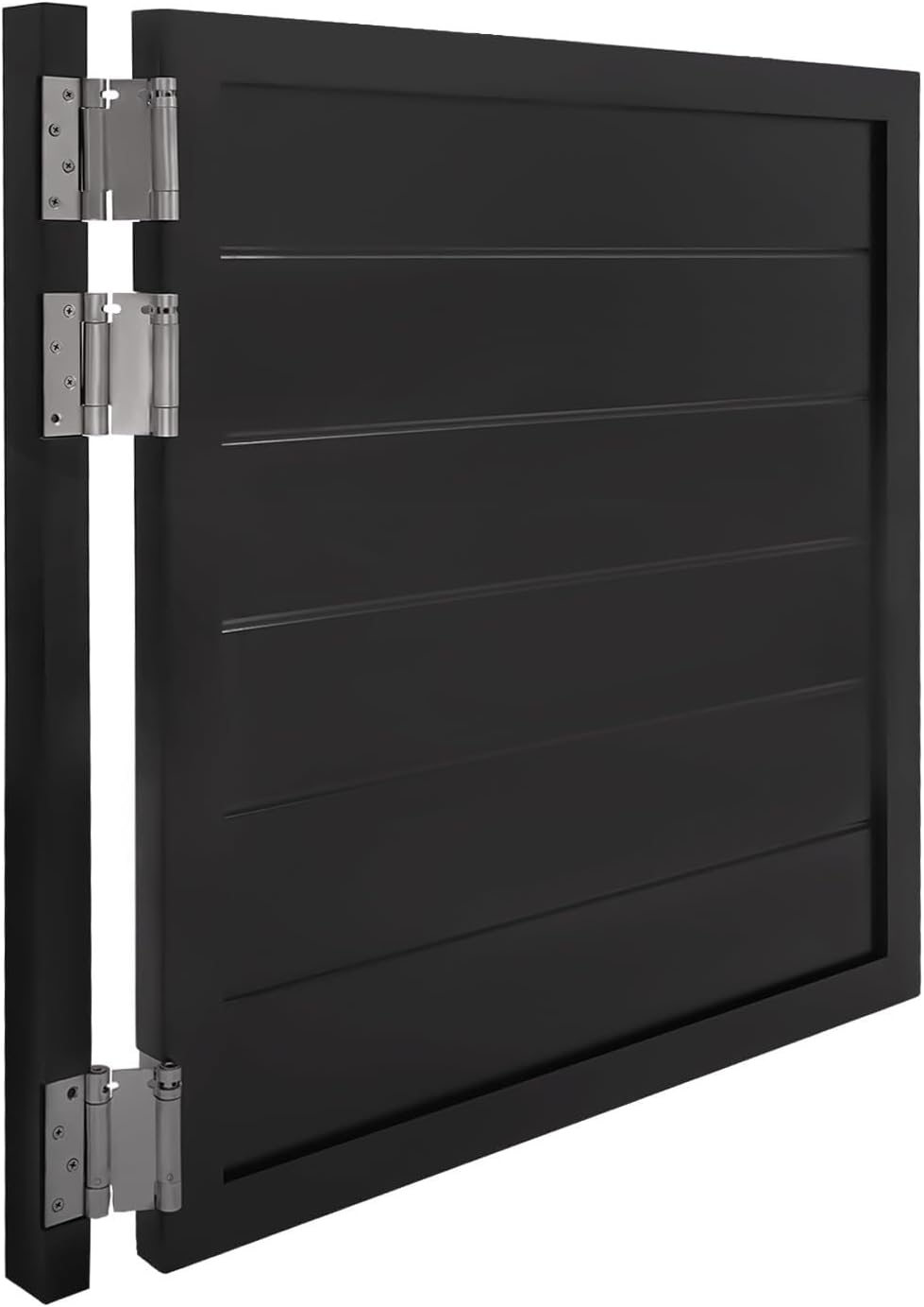 Swinging Door Cafe Doors,Solid Wood Swing Door Interior Saloon Half Partition Doors with 3 Hinges for House Kitchen Shop Entrance Pub Porch(35.4 * 35.4in-Black)