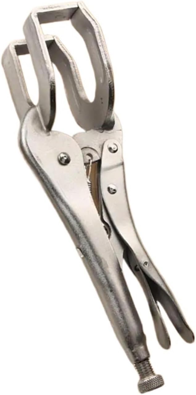 Locking Welding Pliers 2pc Welding Clamp Counterpart Pliers Clip U-Shaped Welding Vise Grips Quick-Lock Release Metal Face Clamp for Locking