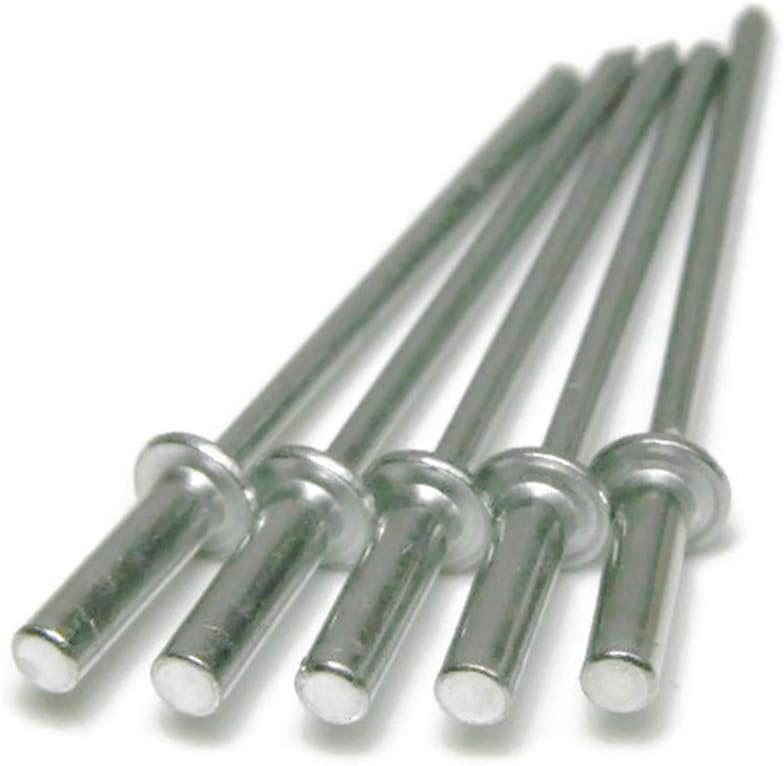 Aluminum Pop Rivets Closed End/Sealed 1/8' #4-10,000 Piece Bulk Box (#4-4 (1/8' x 1/4' Grip) - 10,000 Piece Bulk Box)