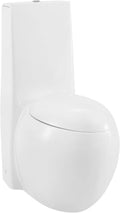 Swiss Madison Plaisir One-Piece Toilet, ADA Toilet, Elongated Egg Toilet Dual-Flush 1.1/1.6 gpf, Glossy White